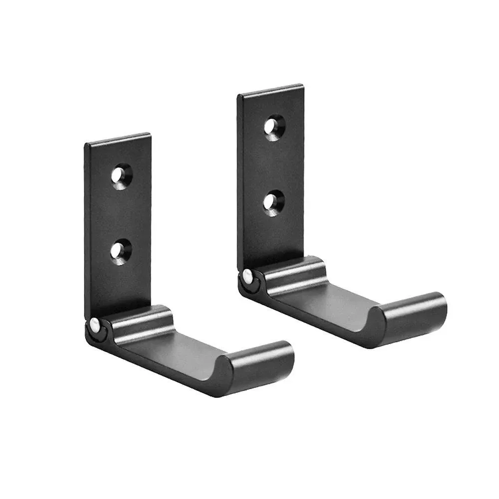 Foldable Wall Hook, 2pcs Aluminum Headphone Holder, Invisible Wall Mount Clothes ...