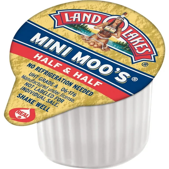 Land O Lakes Mini Moo’S Half & Half Creamer Singles, 192 Count (2 Pack)