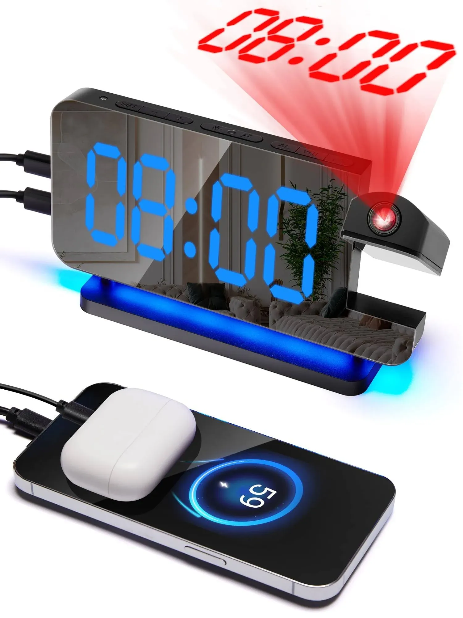 Coolnight Projection Alarm Clock