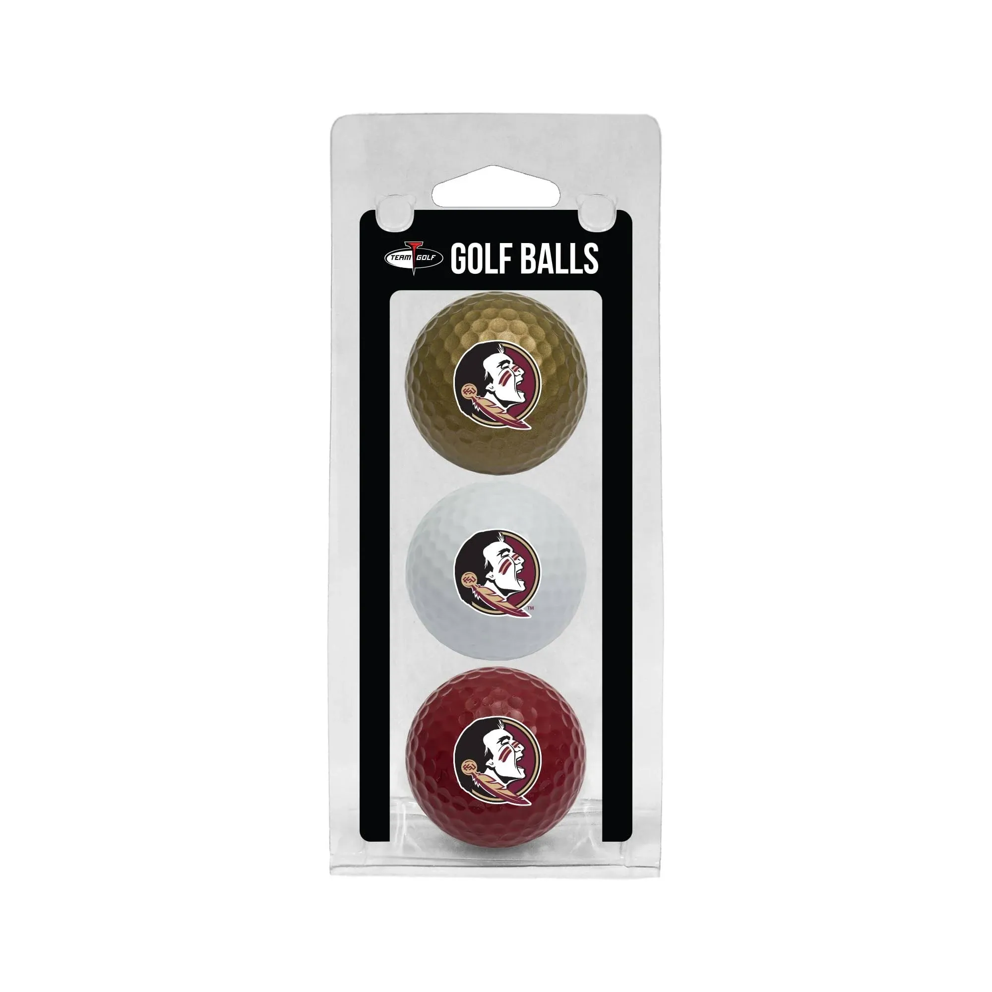 Team Golf NCAA Florida State Seminoles 3 Ball Pack