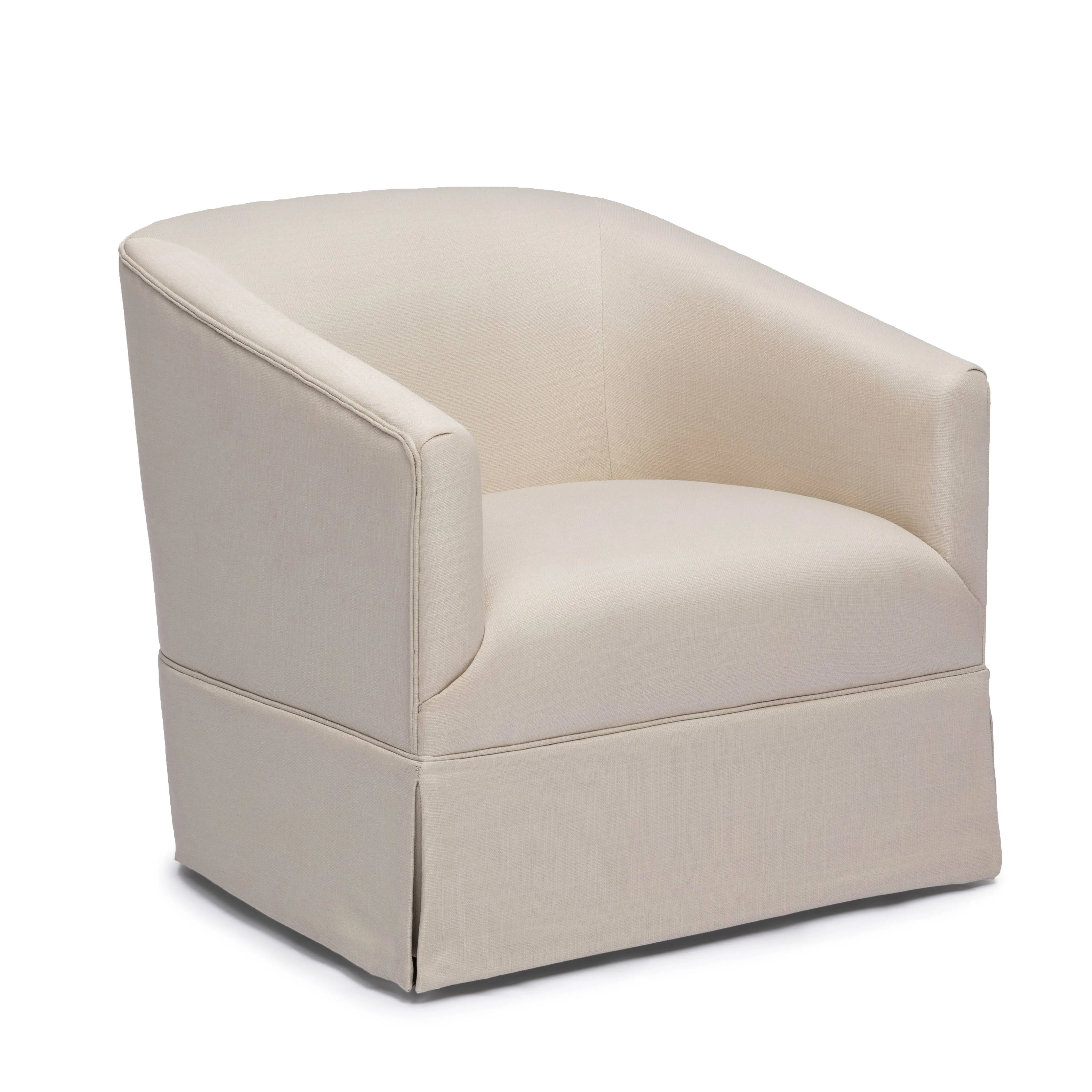 Carmick Beige Swivel Chair