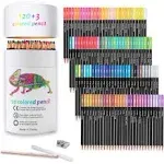 KALOUR Premium Colored Pencils,Set of 120 Colors,Artists Soft Core with Vibrant Color,Ideal for Drawing Sketching Shading,Coloring Pencils for Adults Beginners kids