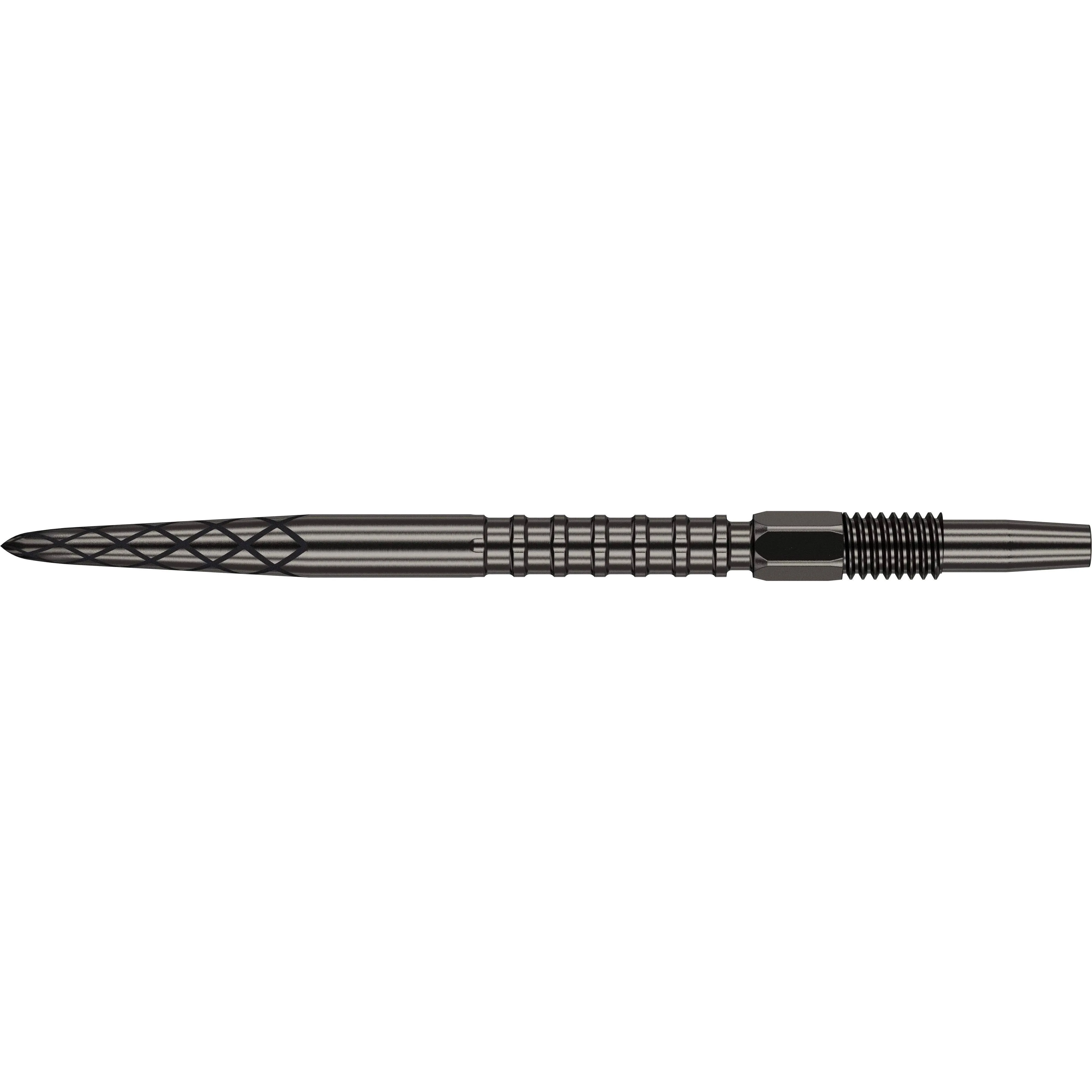 Target Swiss Diamond Pro Surge Grip Steel Points - Black Standard 30mm