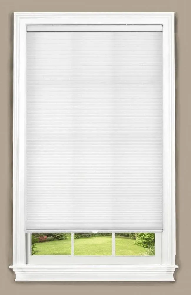 Dez Furnishings QCWT520720 Cordless Light Filtering Cellular Shade, 52"W x 72"H ...