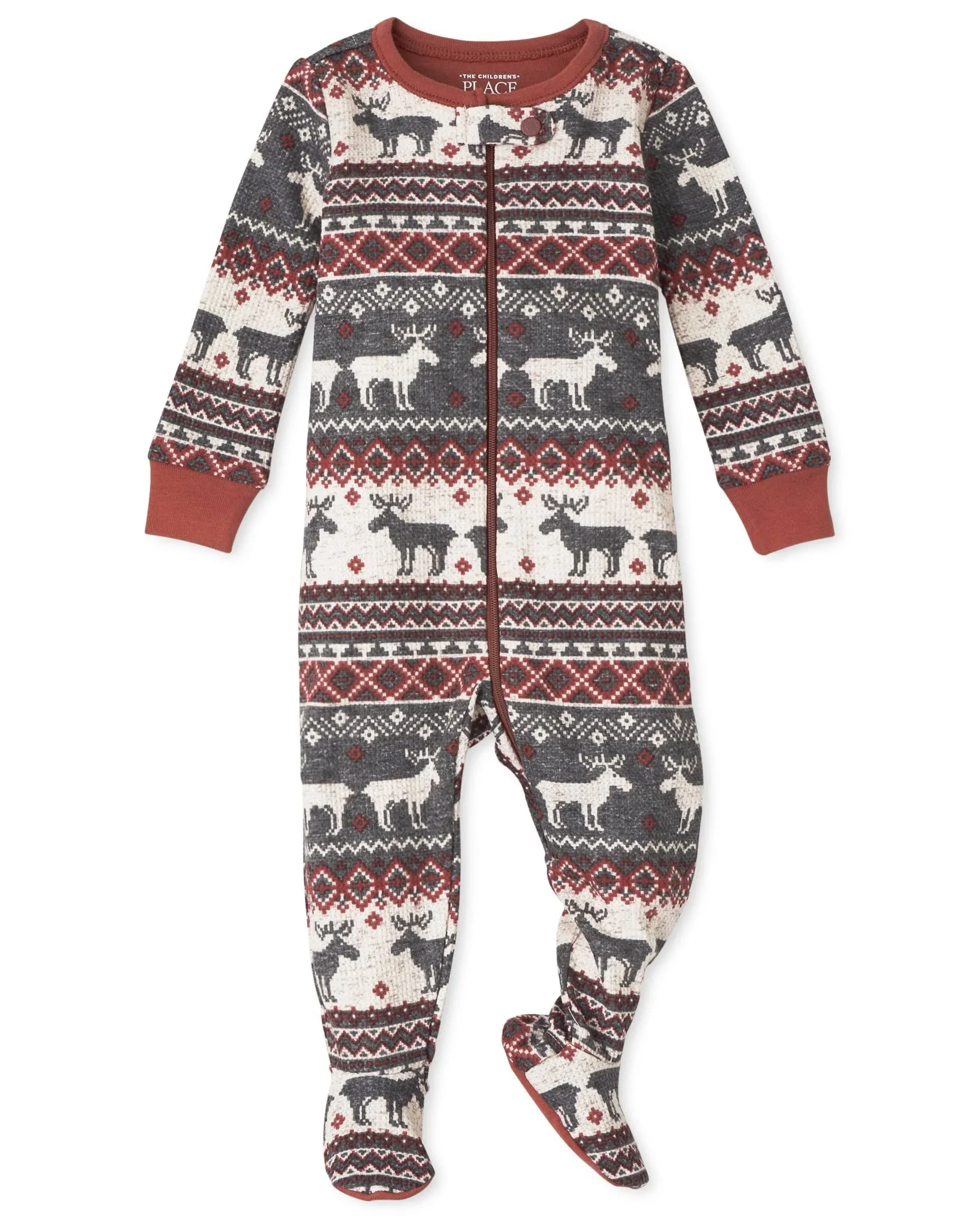 The Children's Place Unisex Baby Family Matching Christmas Holiday Pajamas Sets ...