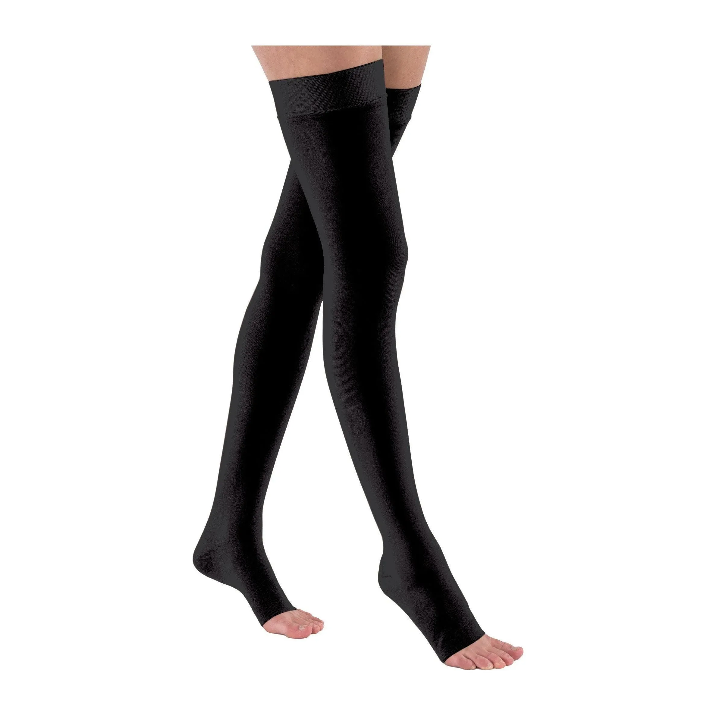Jobst Relief 20-30 mmHg Thigh High Silicone Open Toe