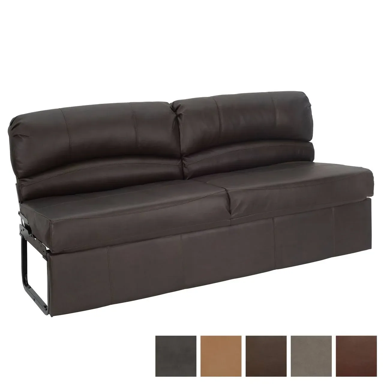 RecPro Charles 68" RV Jackknife Sleeper Sofa with Optional Legs