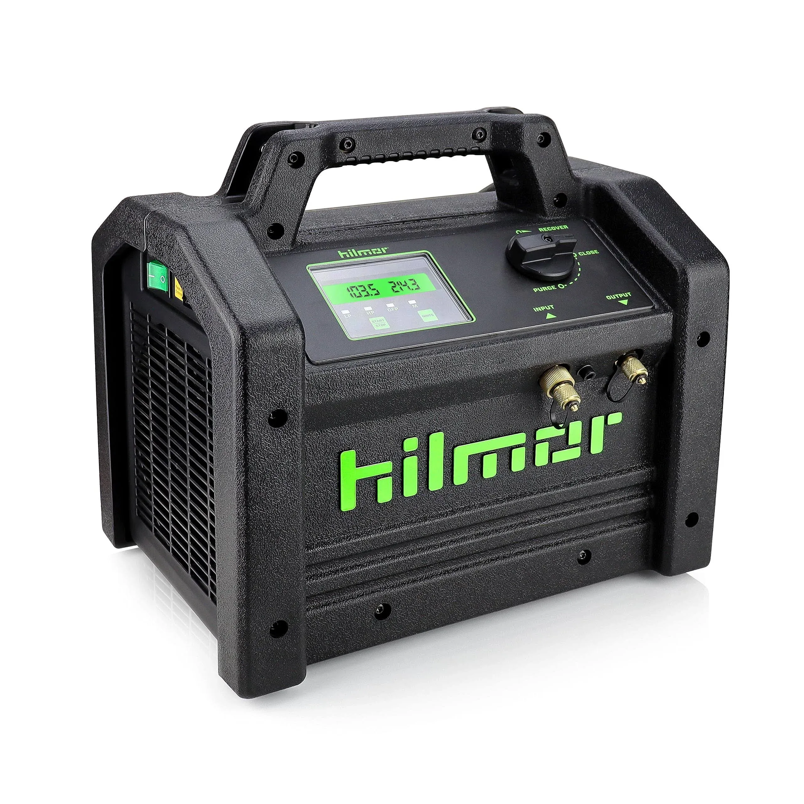 Hilmor Brushless DC Refrigerant Recovery Machine, 9.6&#034; x 5.4&#034; x 13.3&#034;, Black ...