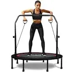 48&#034; Mini Trampoline for Kids Adults Foldable Fitness Rebounder Kids Trampoline