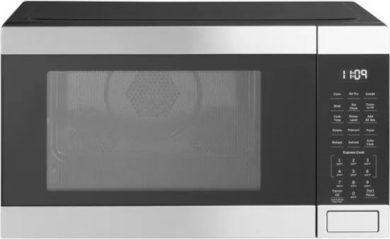 GE 1.0 Cu. ft. Capacity Countertop Convection Microwave Oven with Air Fry Stainless Steel