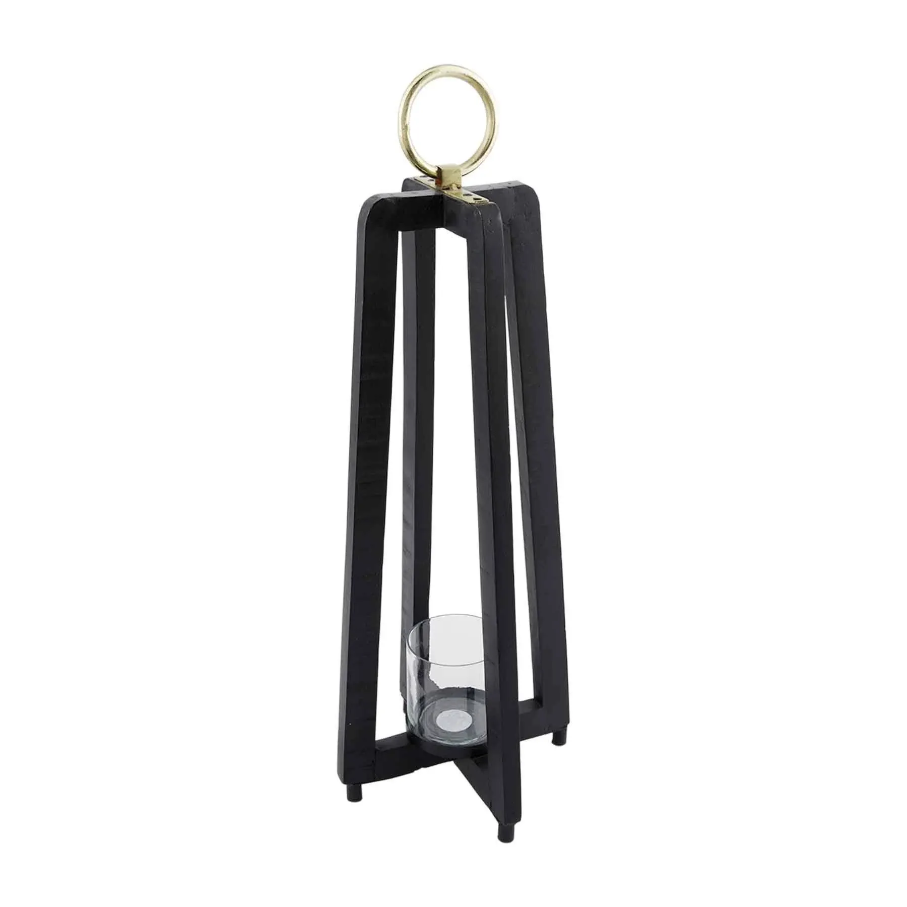 Black Tall Lantern Large