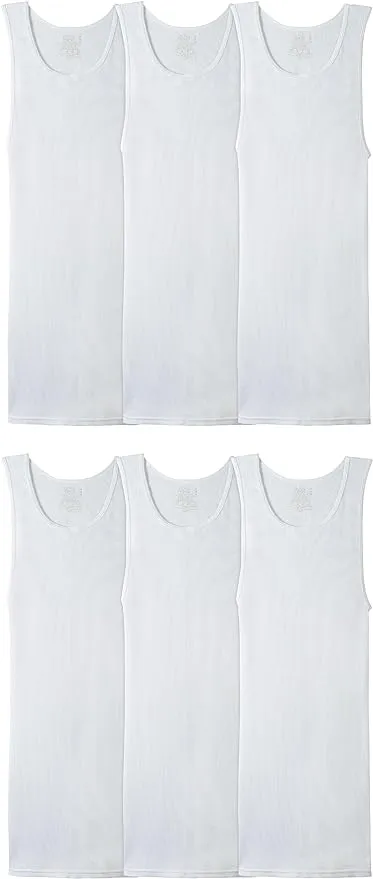 Fruit of the Loom Men's A-Shirt Tank Undershirts