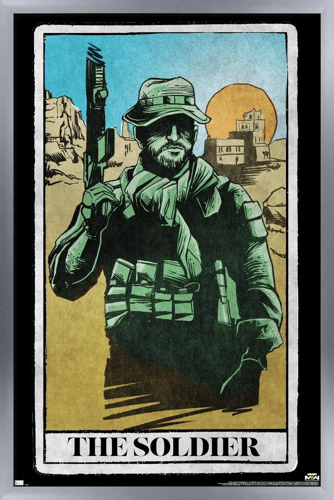 Call of Duty: Modern Warfare 2 - Ghost Tarot Card Wall Poster, 22.375 inch x 34 ...