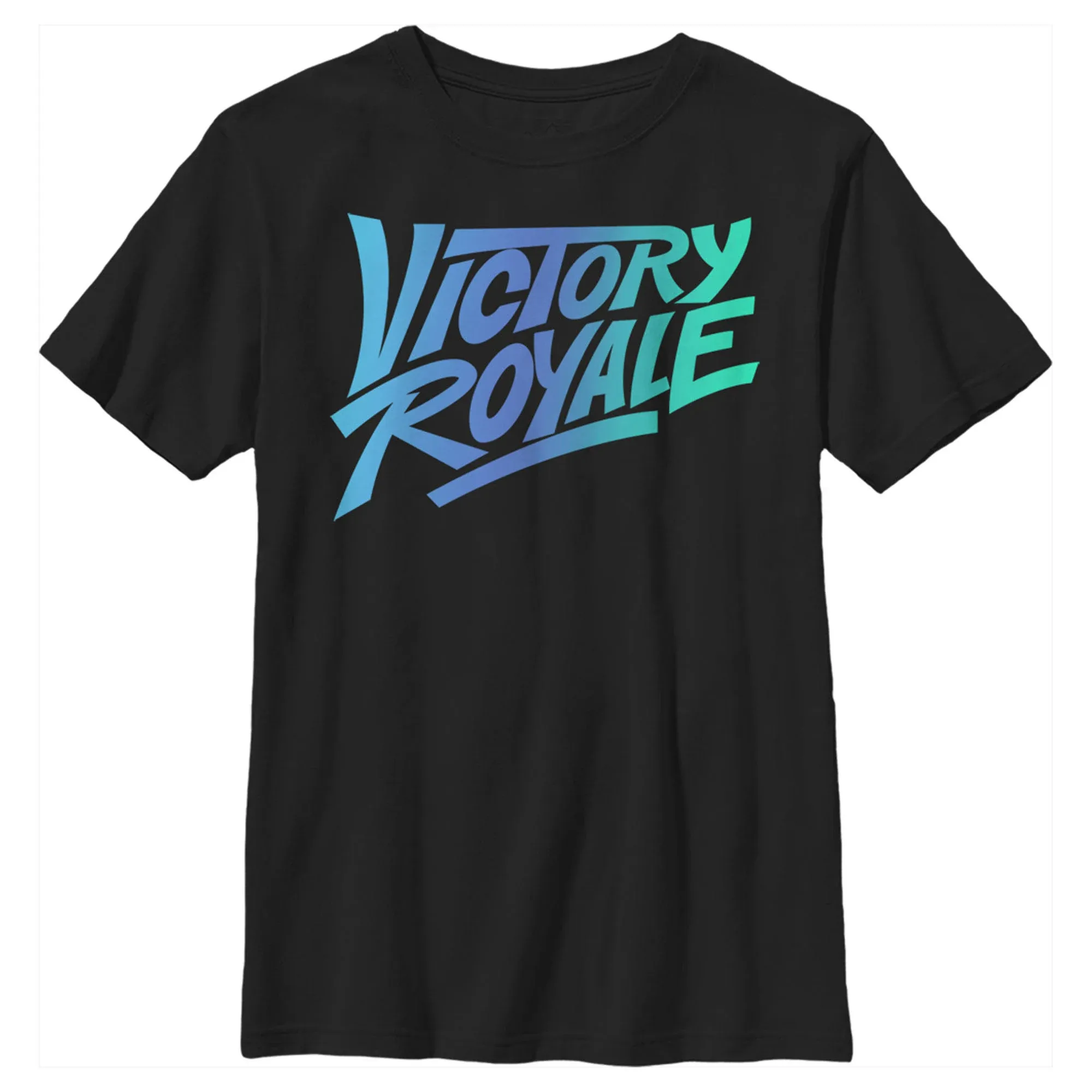 Fortnite Boy's Victory Royale Gradient Logo T-Shirt Black