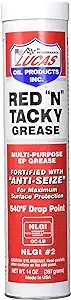 Lucas Oil 10005-60-10PK Red Tacky Grease (10/14Oz)