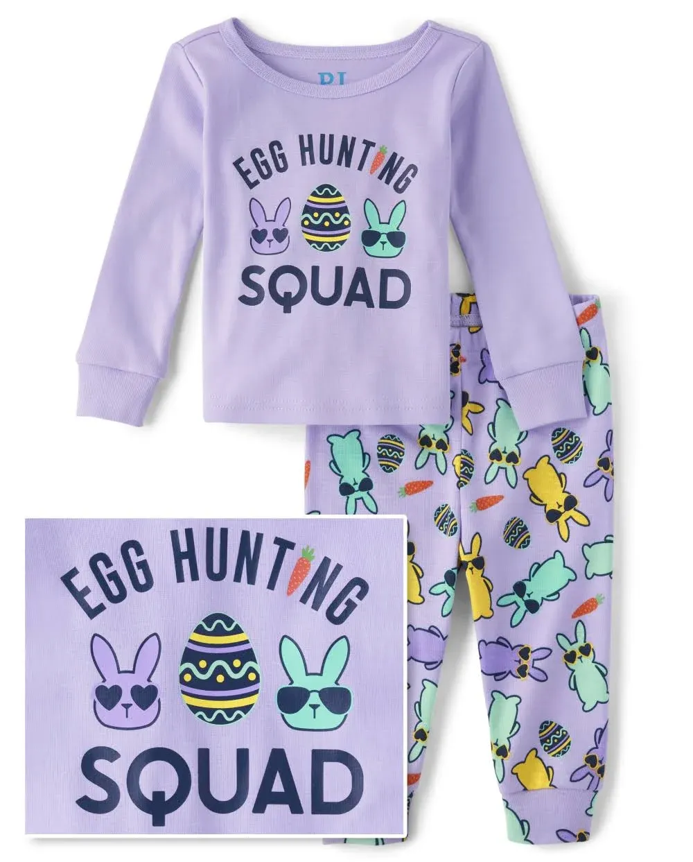 The Children's Place Easter Family Matching Snug Fit Cotton Pajamas