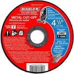 Diablo DBD045040101F - 4-1/2" Metal Cut Off Disc - Thin Kerf