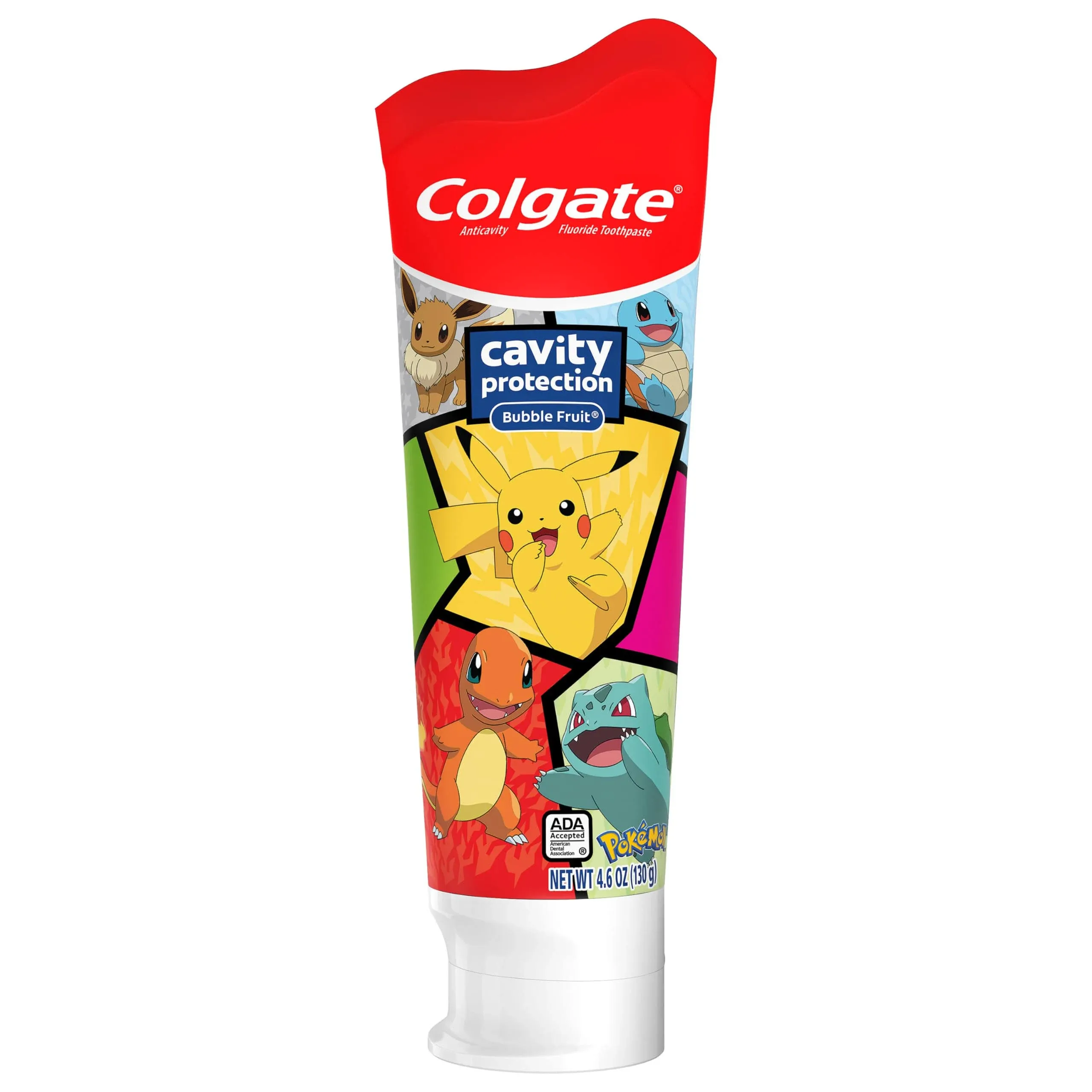 Colgate Pokemon Kids Toothpaste with Bubble Fruit Flavor 4.6 oz