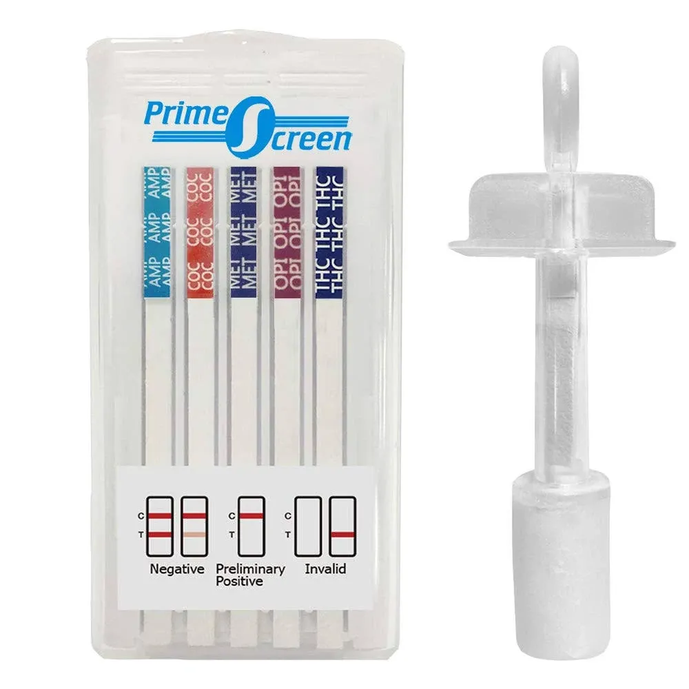 5 Panel Oral Saliva Test Kit (AMP,COC,MET,OPI,THC) - ODOA-256