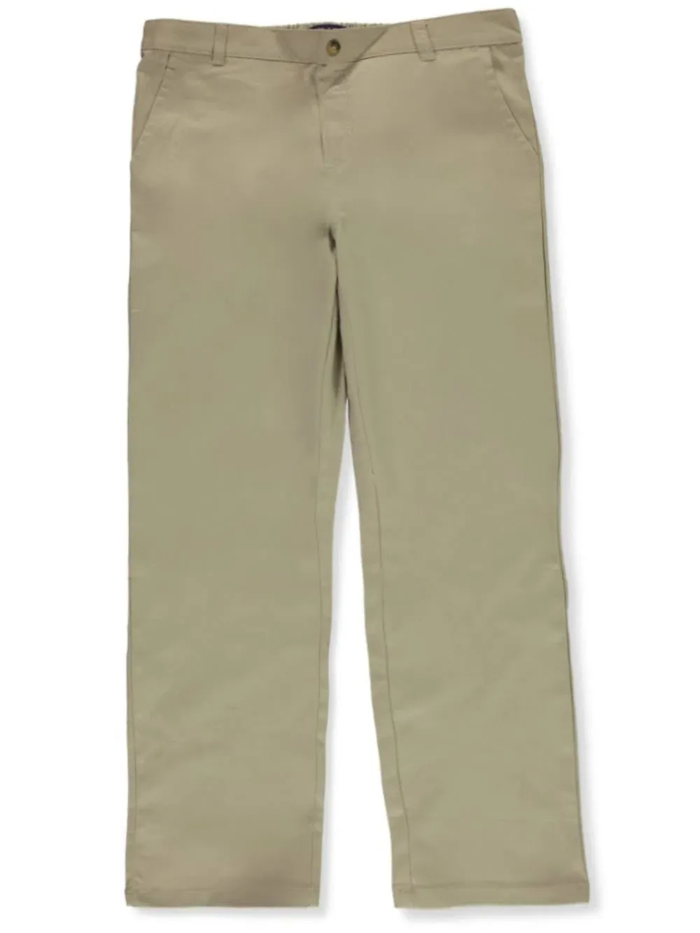 French Toast Girls' Straight Leg Pull-On Uniform Pants - Khaki, 4