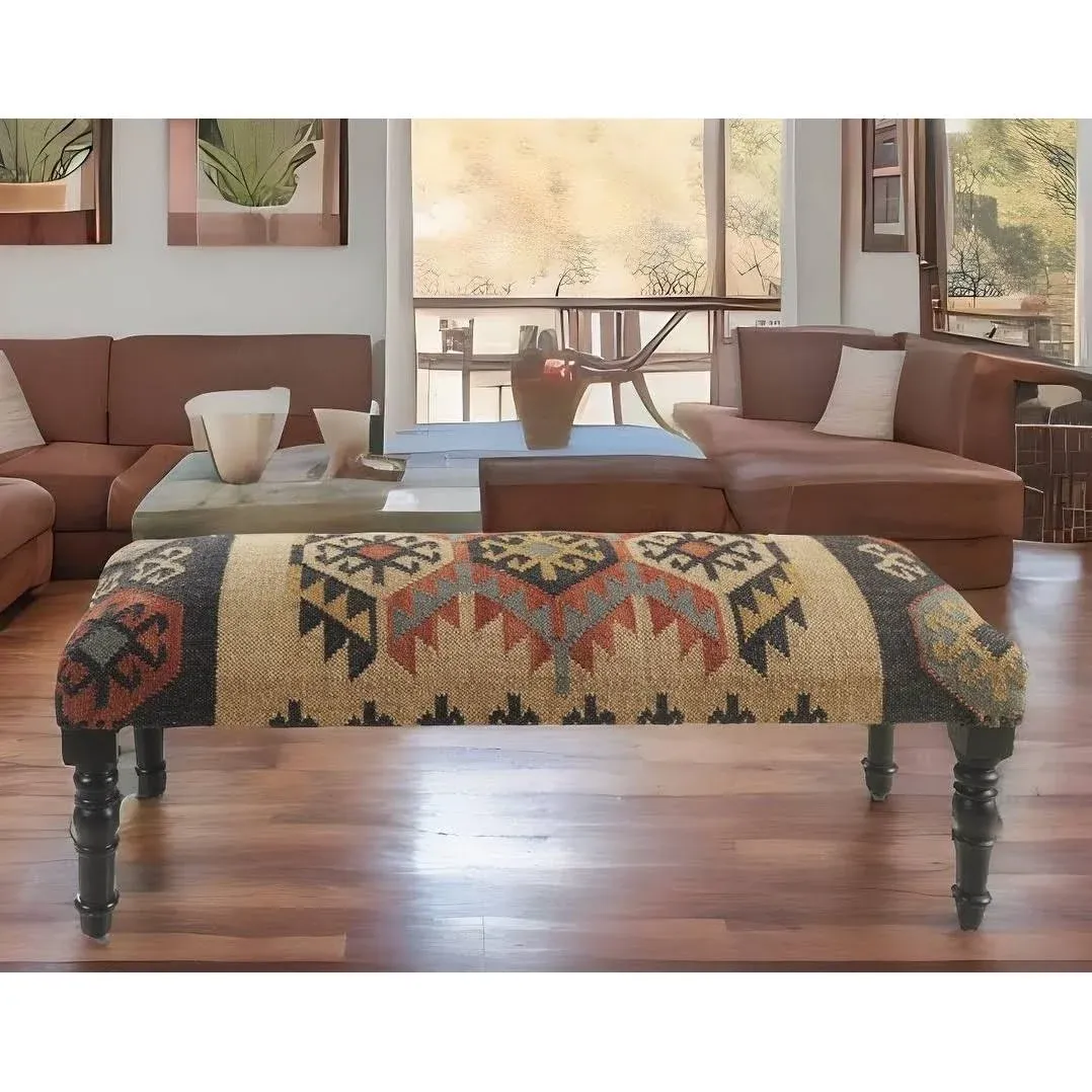 Lr Home Southwestern Multi-Colored Bench