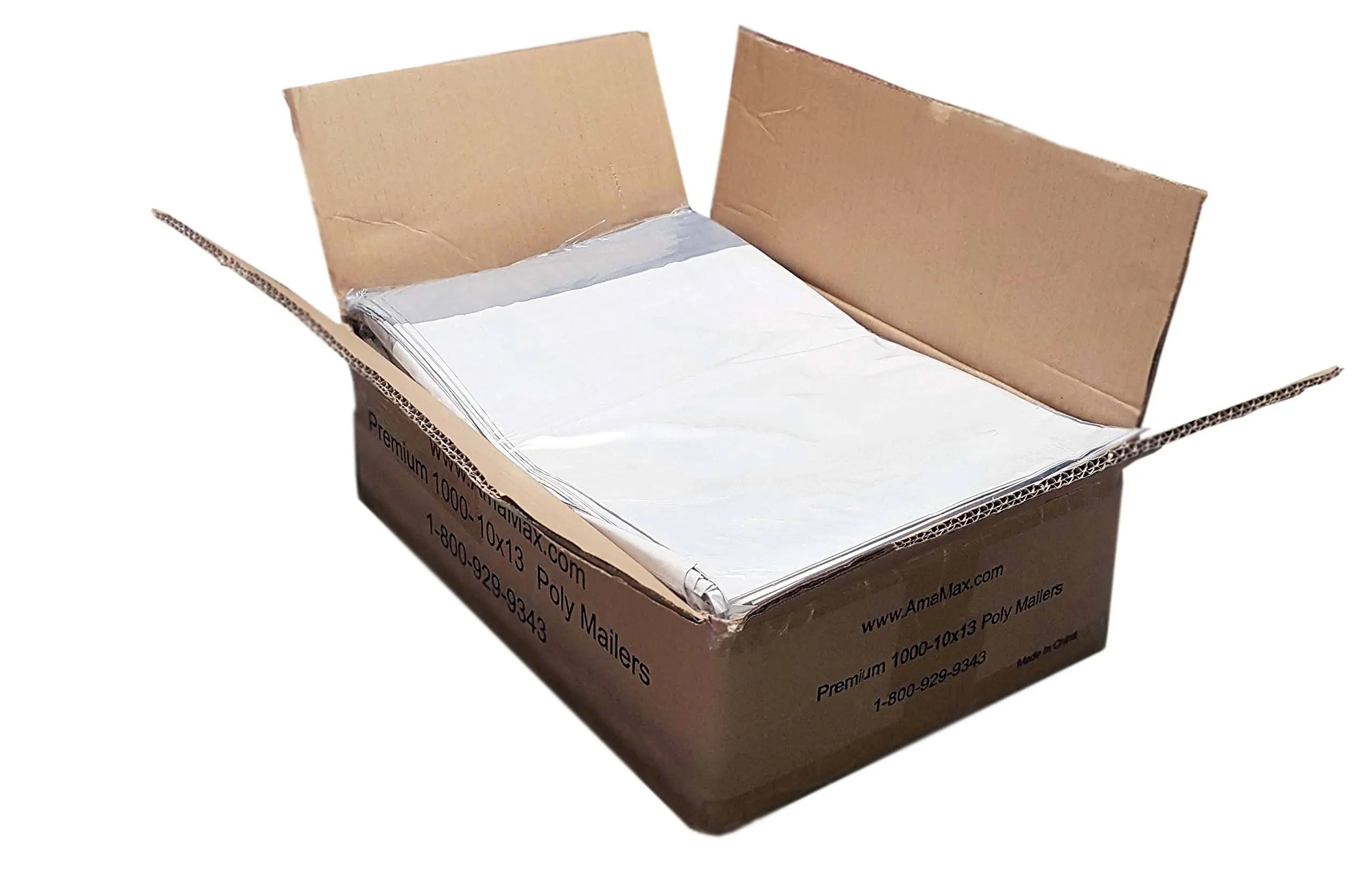 1000 - 10X13 Premium Matte Finish White Poly Mailers Envelopes Bags (Imba-4Pm-10