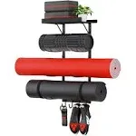 Yoga Mat Holder Wall Mount, Yoga Accessory Mat Storage Rack, Home Gym Accessorie