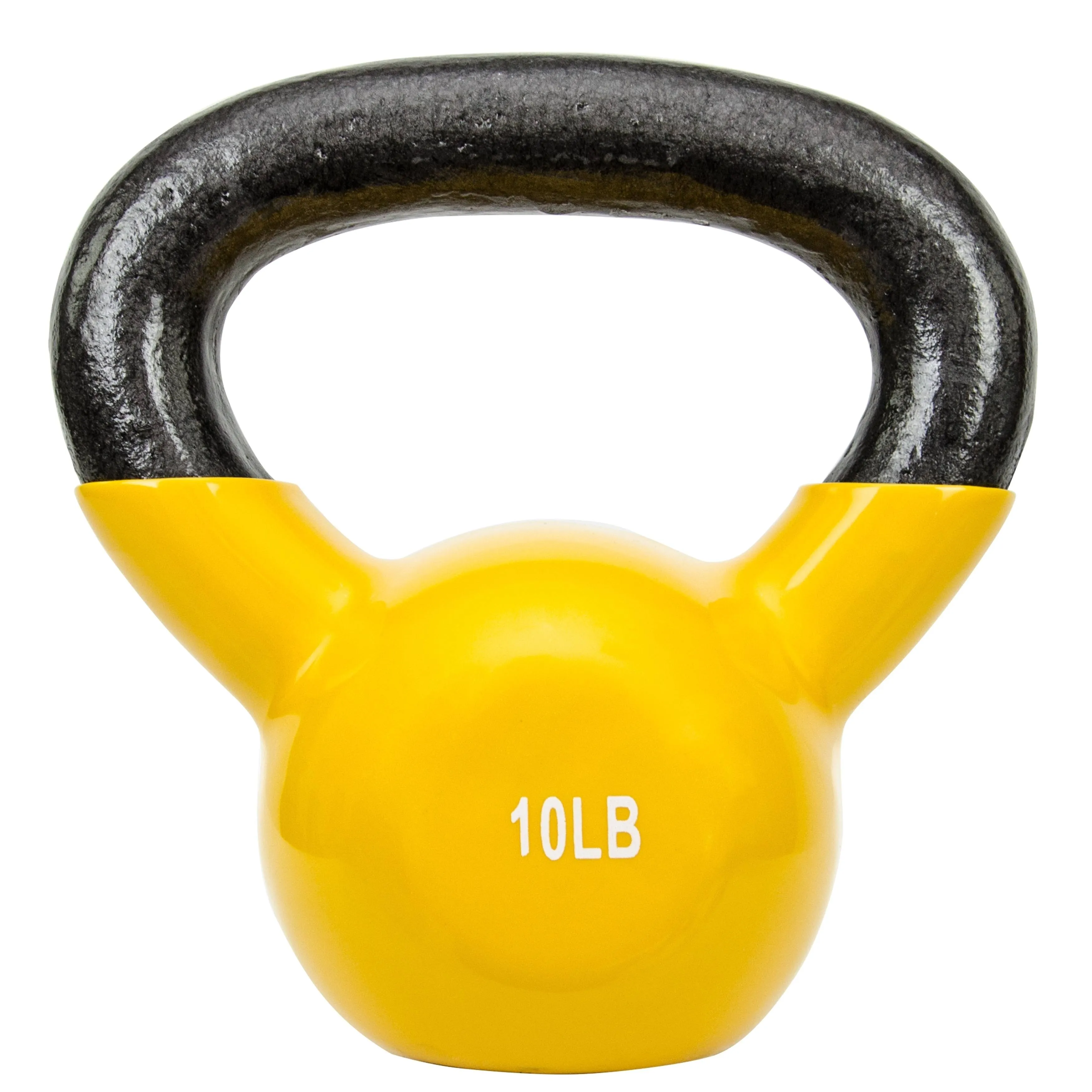 Sunny Health & Fitness 10 lbs Vinyl Coated Kettle Bell