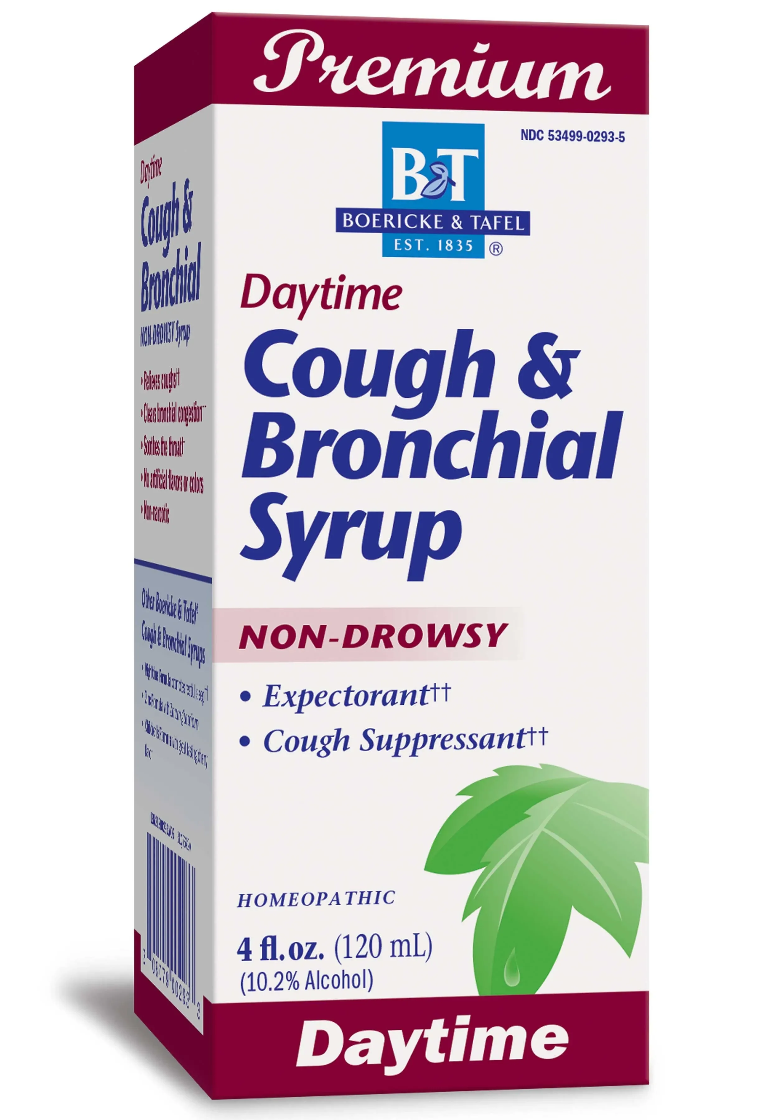Boericke & Tafel Cough & Bronchial Syrup, 4 fl oz