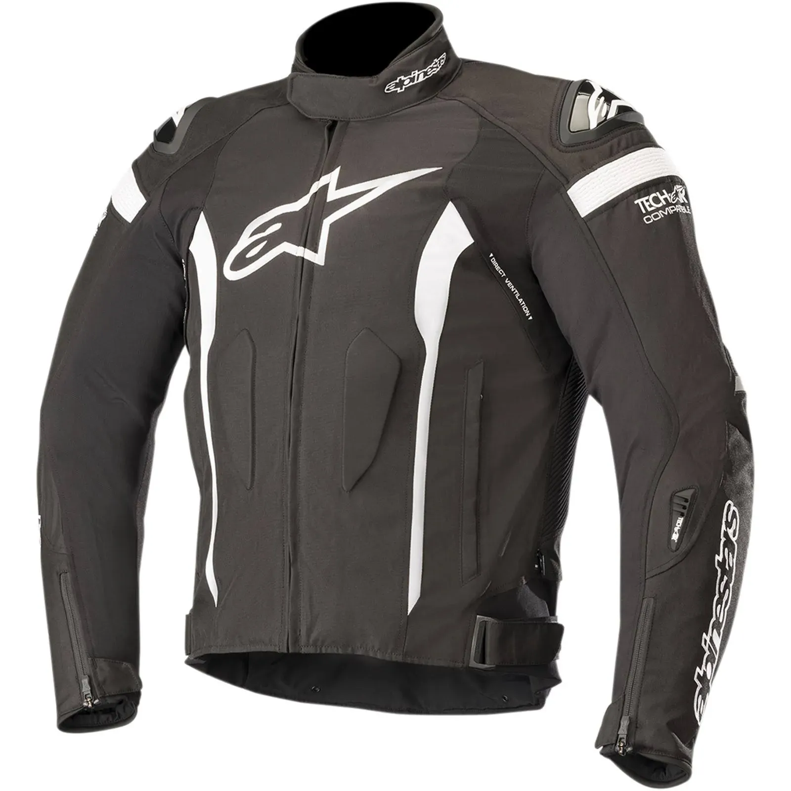 Alpinestars T-Missile Drystar Jacket Tech Air Compatible Black White