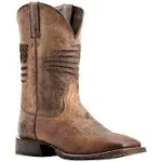 Ariat Circuit Patriot Cowboy Boots Weathered Tan : 11 D - Medium