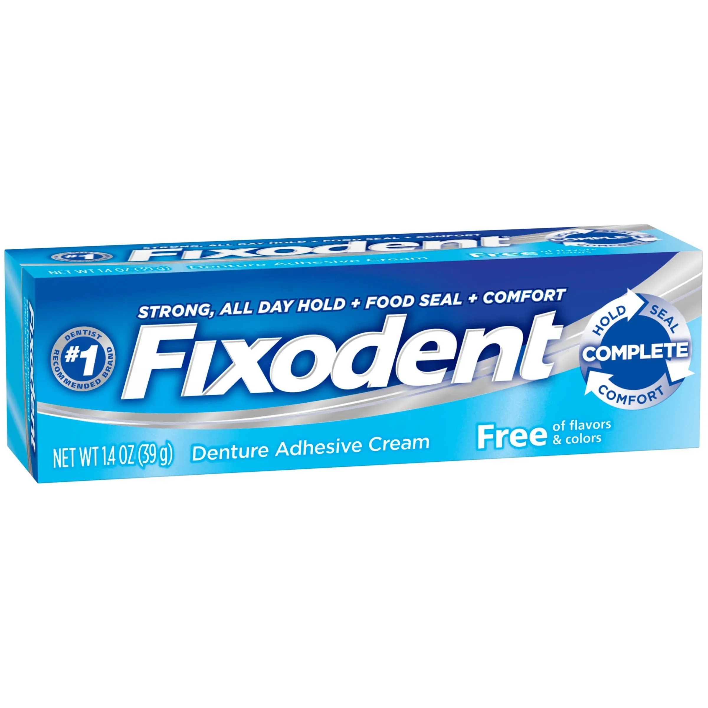 Fixodent Free Denture Adhesive Cream 1.40 oz
