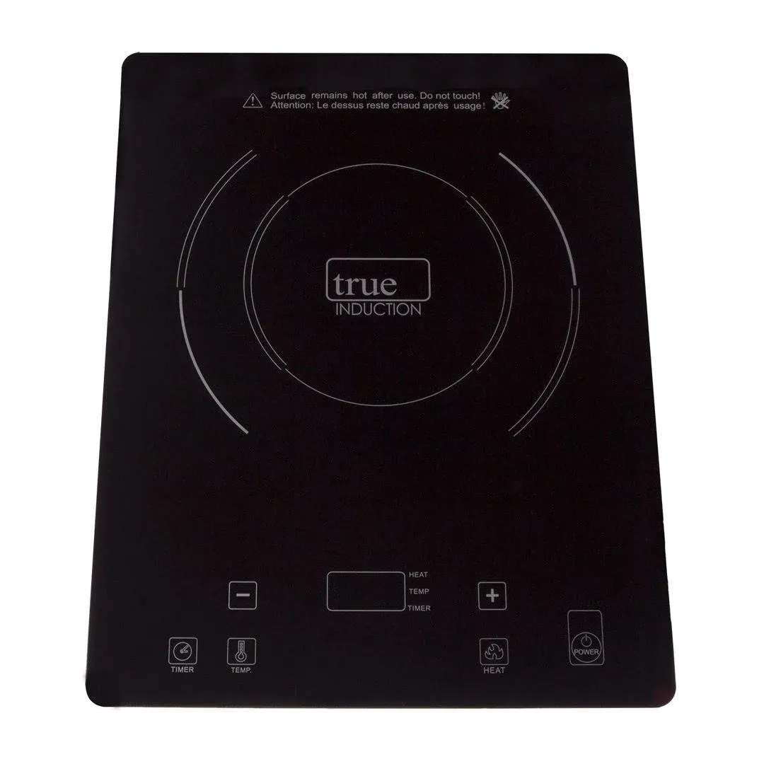 True Induction TI-1B Single Burner Counter Inset Energy Efficient Induction ...