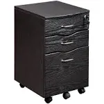 Techni Mobili Rolling Storage and File Cabinet, Espresso