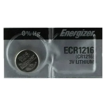 Energizer CR1216 3V Lithium Coin Cell Battery - 1 Pack Tear Strip (Energizer ECR1216)Q