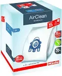 Miele Allergy XL Pack AirClean 3D GN Vacuum Cleaner Bags, 8 x Bags, 1 x Hepa Fil