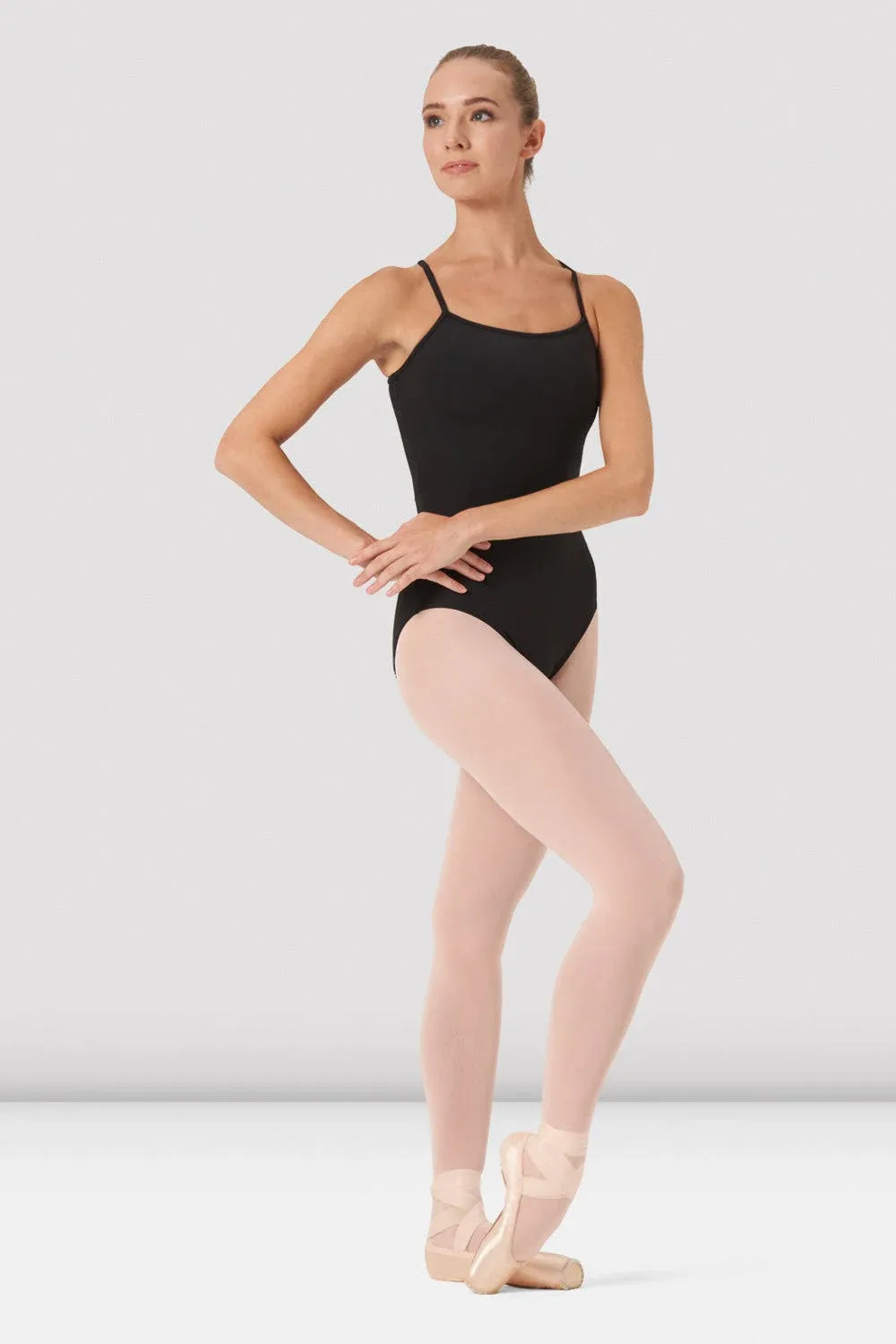 Bloch Mesh Back Camisole Leotard - Black - Camisoles