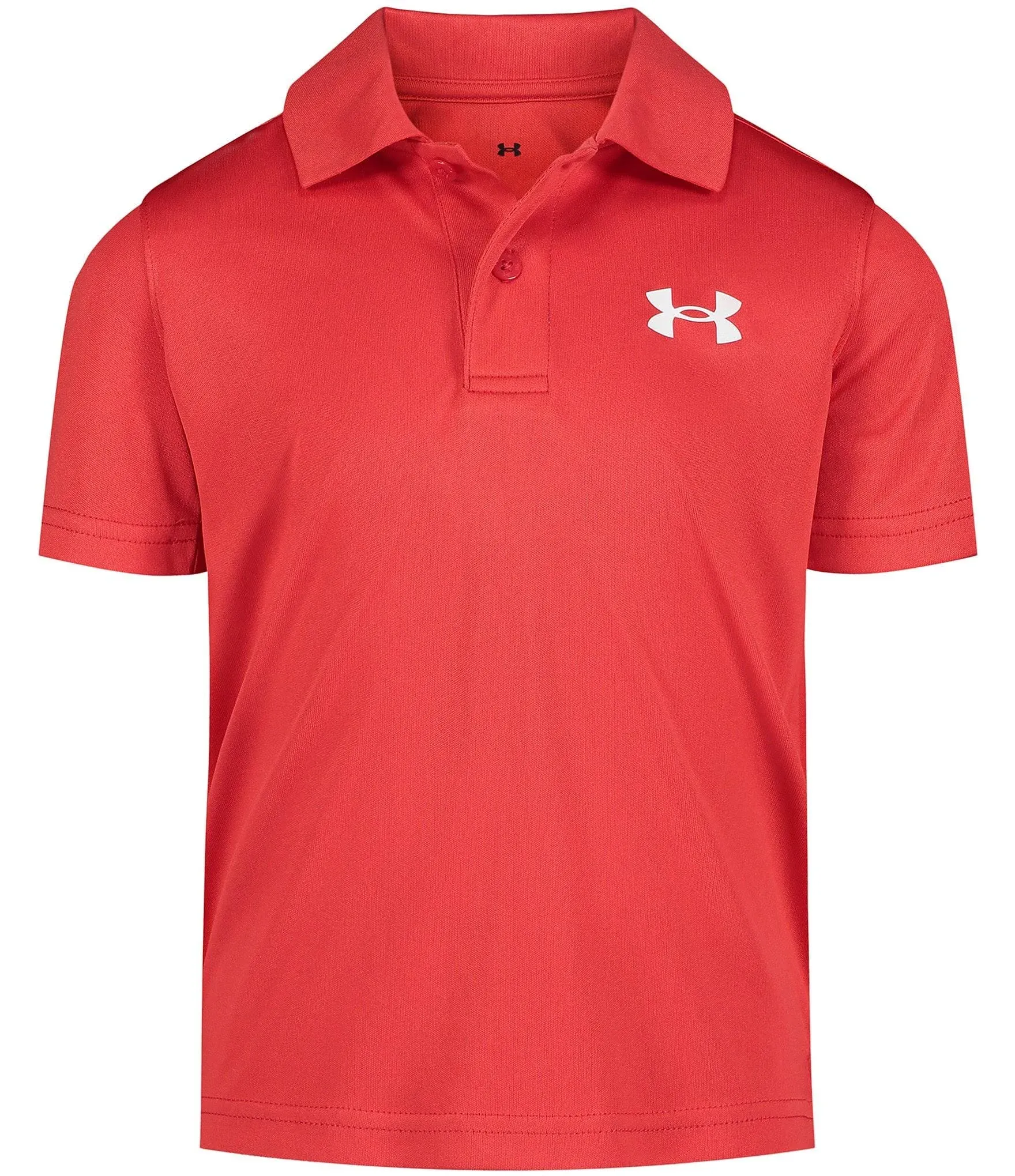 Boys' Under Armour Matchplay Solid Polo Toddler 4T Red