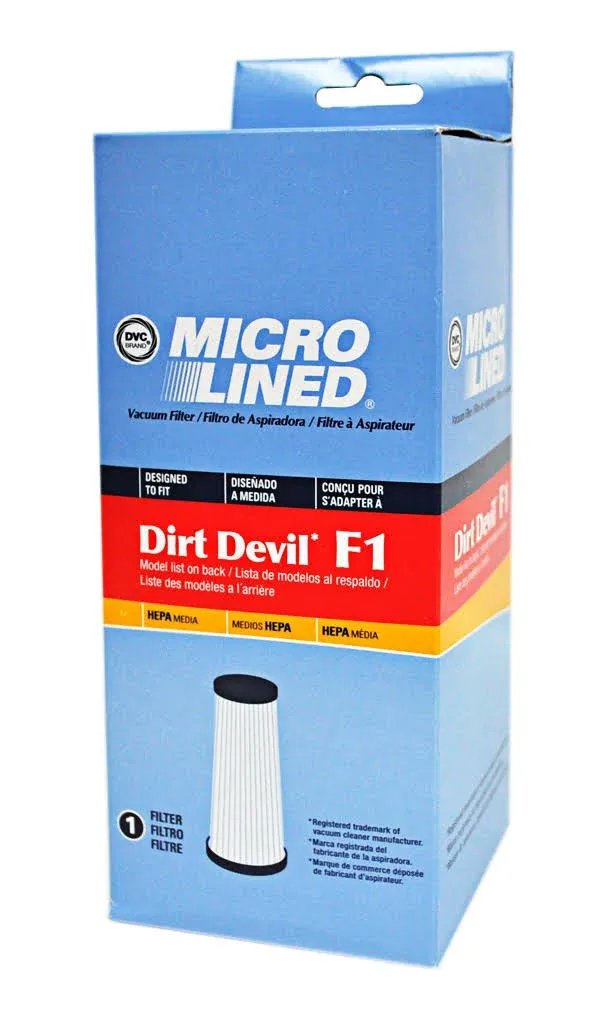 Dirt Devil Size F1 HEPA Vacuum Filter-NIP--Sh<wbr/>ips FREE