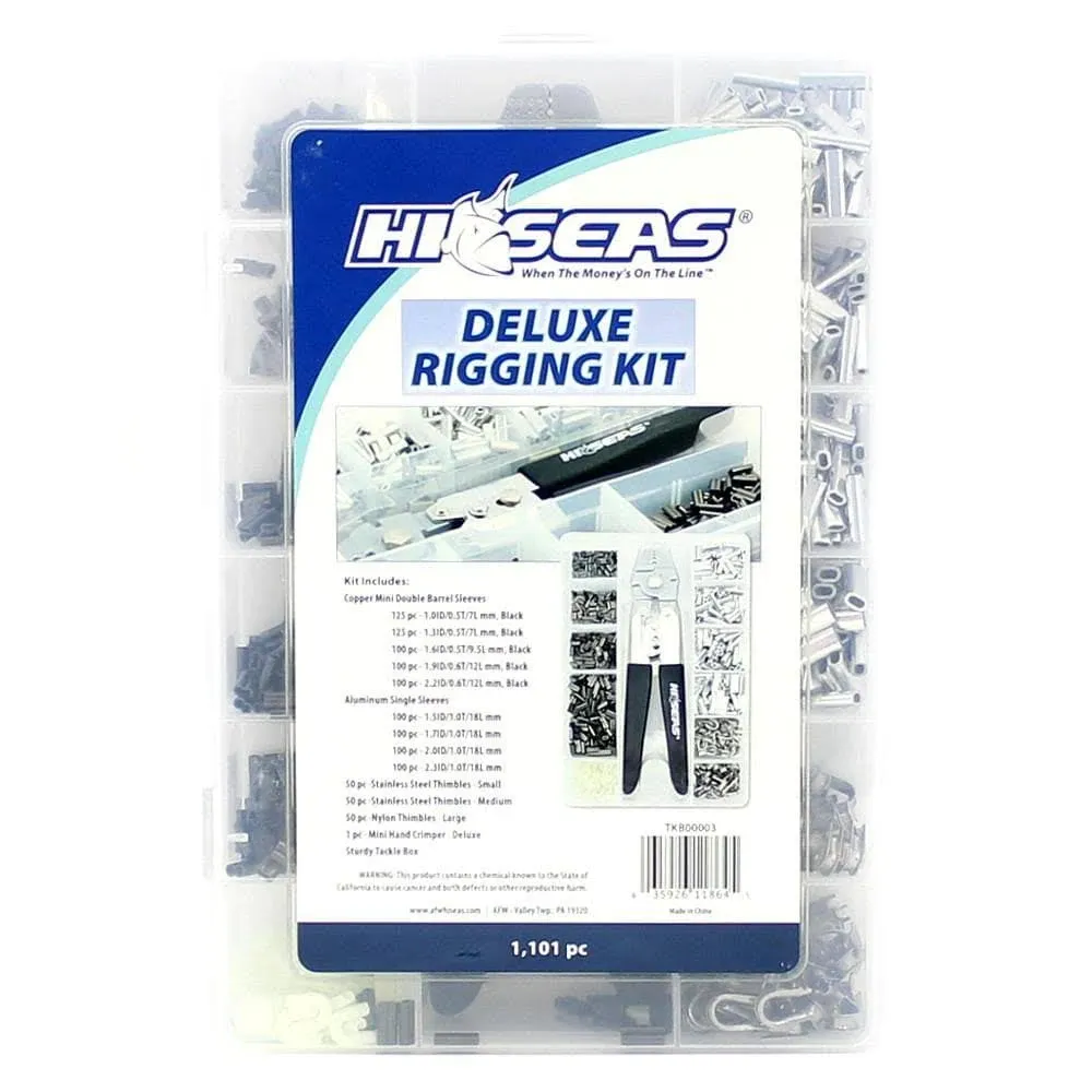 Hi-Seas TKB00003 Deluxe Rigging Kit, 1101 Pieces