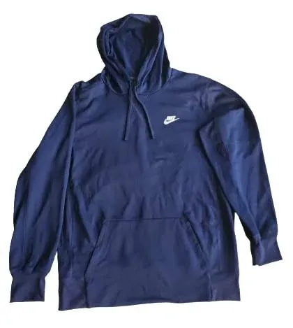 Nike Dry-Fit Mens Sportswear  Fleece Hoodie Navy DX6945-419 NWT