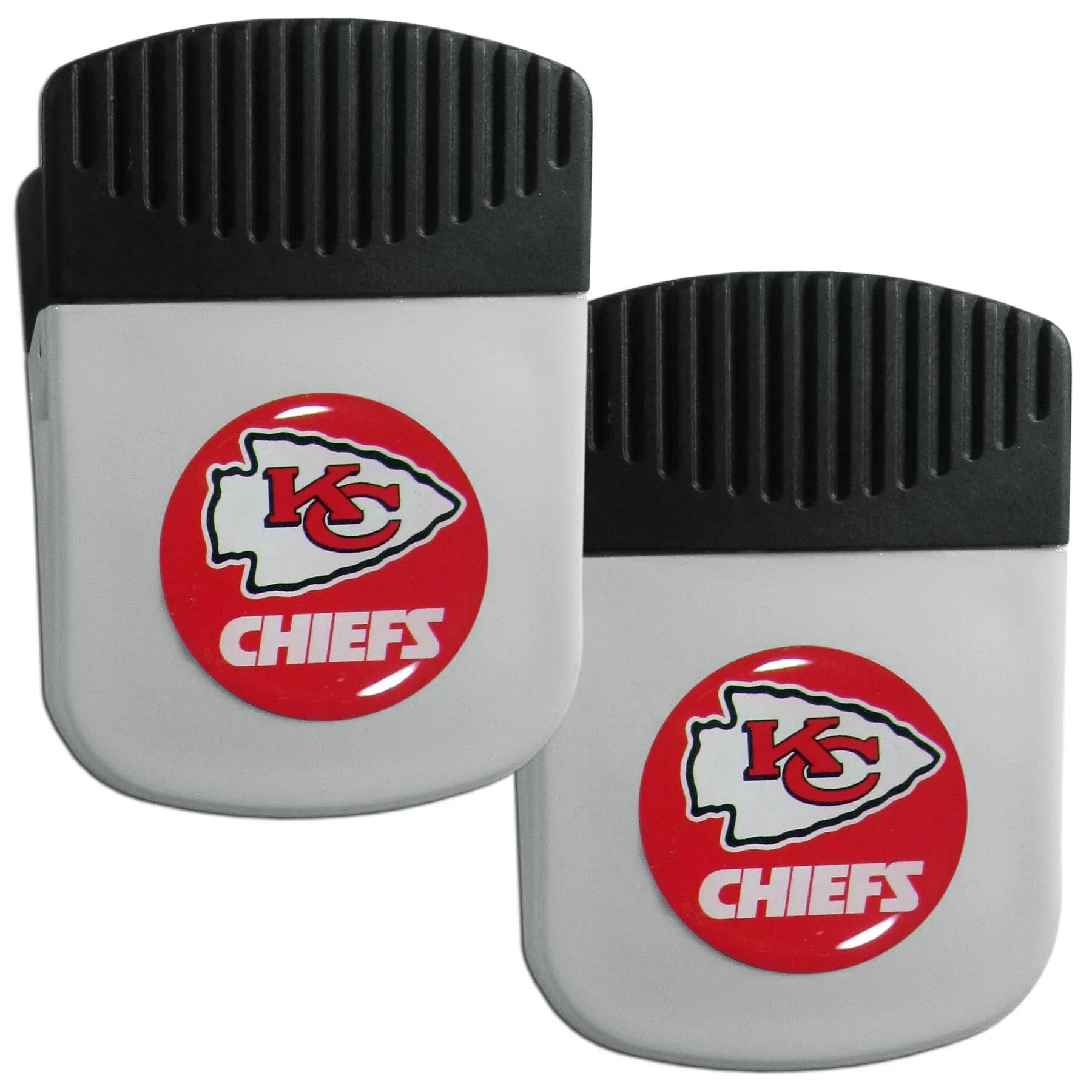 Kansas City Chiefs Clip Magnet with Bottle Opener, 2 Pack