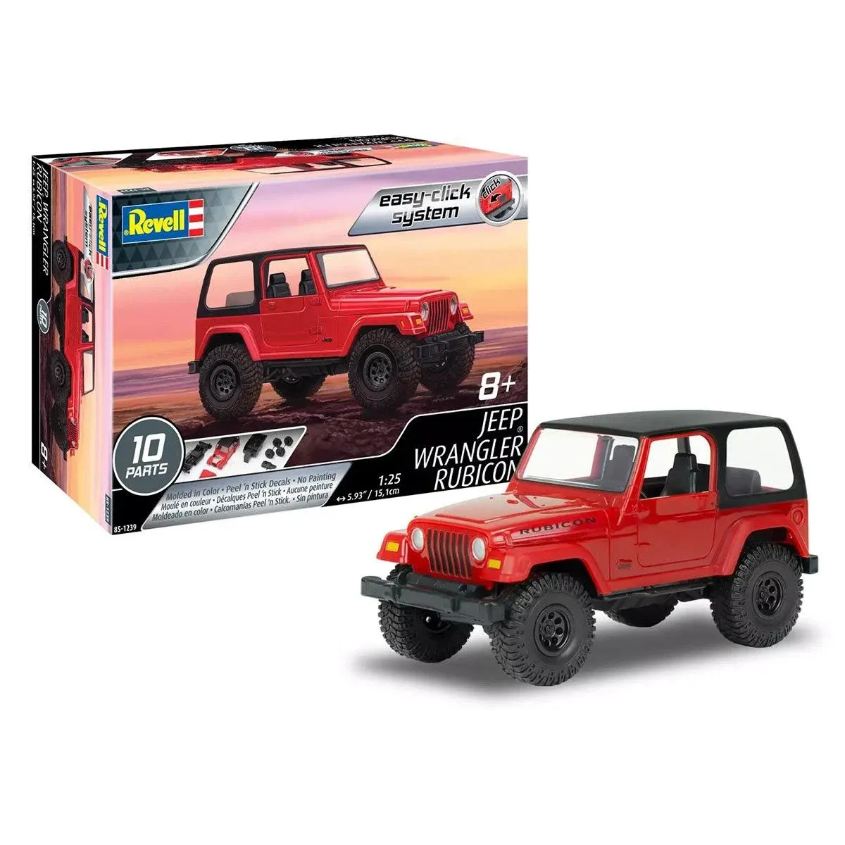 Revell Jeep Wrangler Rubicon Model Kit