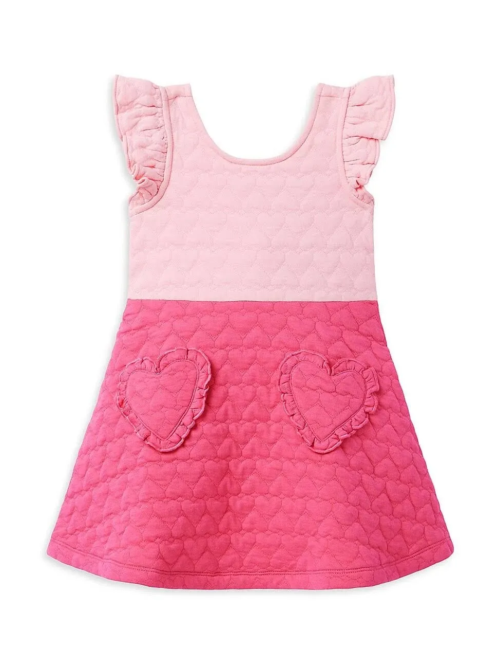 Janie and Jack Baby Girl's, Little Girl's & Girl's V-Day Heart Pocket Dress ...