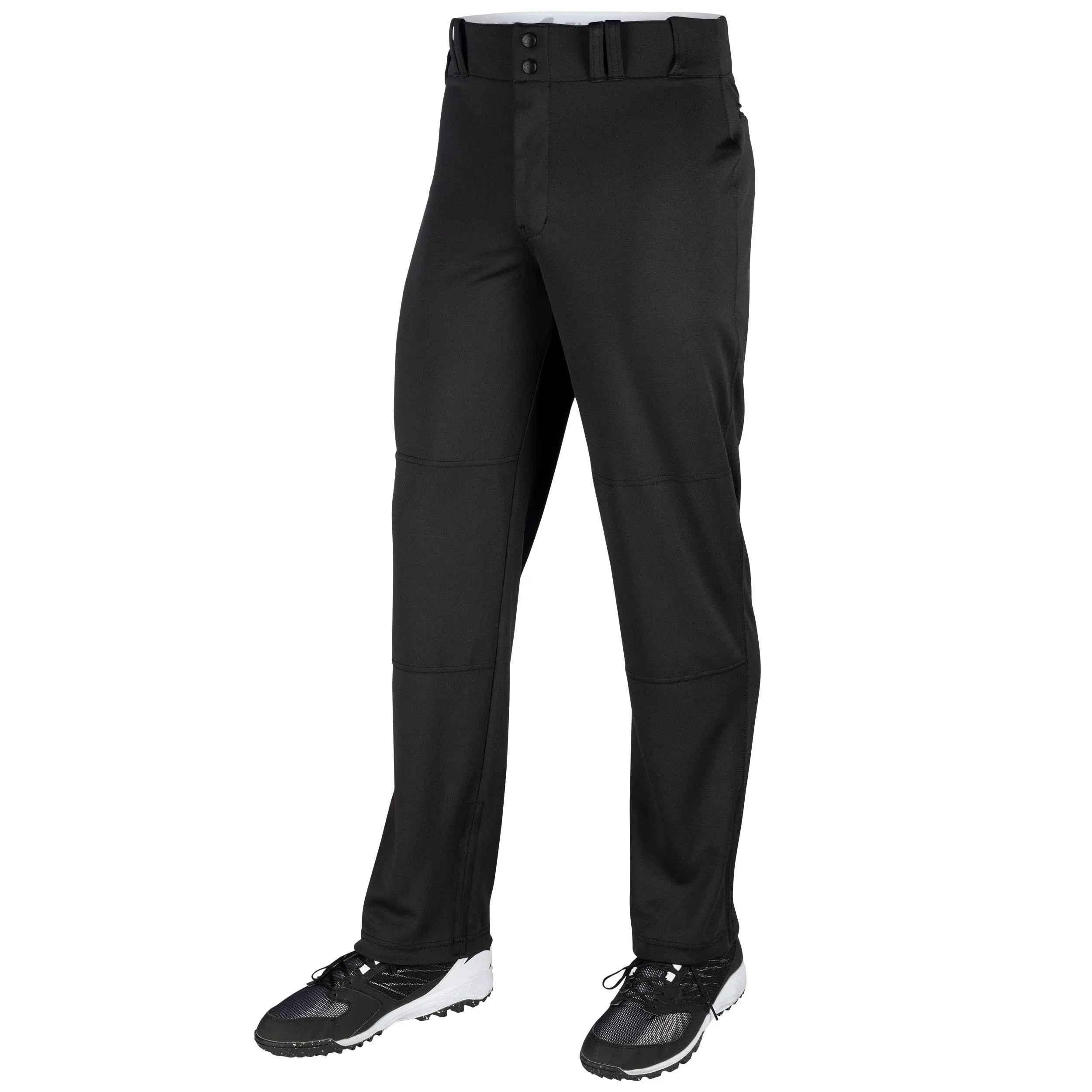 CHAMPRO Boys Open-Bottom Loose-Fit Baseball Pant with Adjustable Inseam and Reinforced Sliding Area