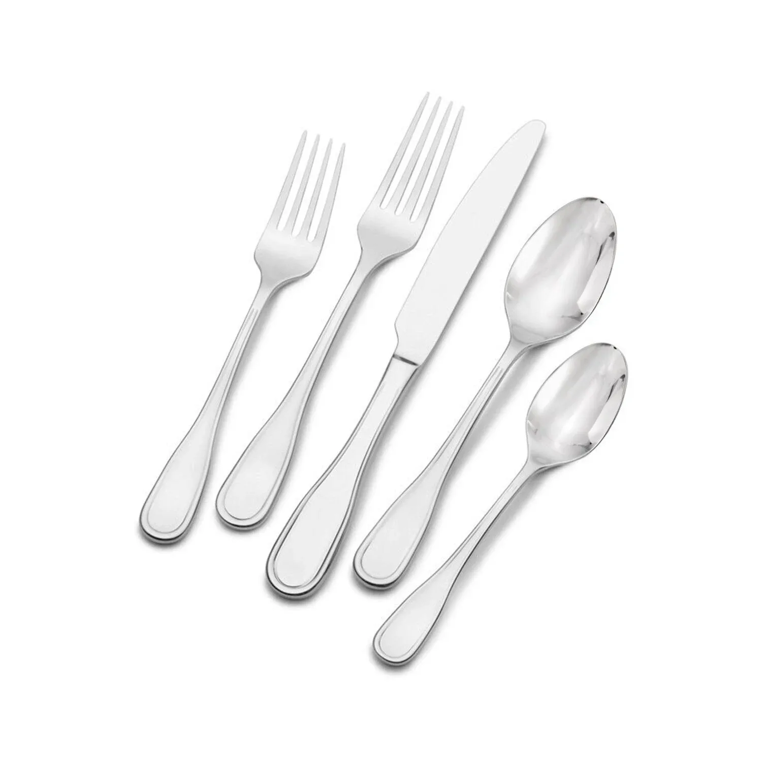 Fitz &amp; Floyd Fitz and Floyd Everyday Bistro Classic Silverware 20 piece servi...