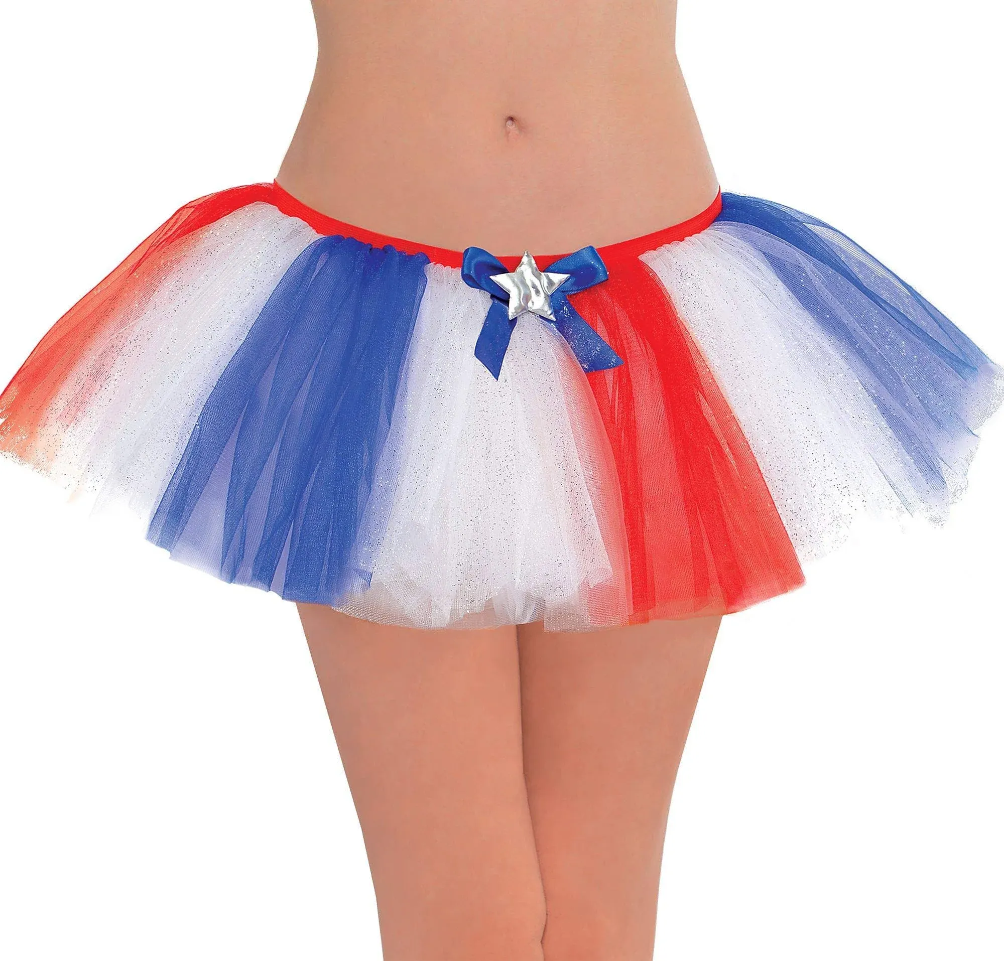 Amscan Red, White & Blue Tutu - Adult