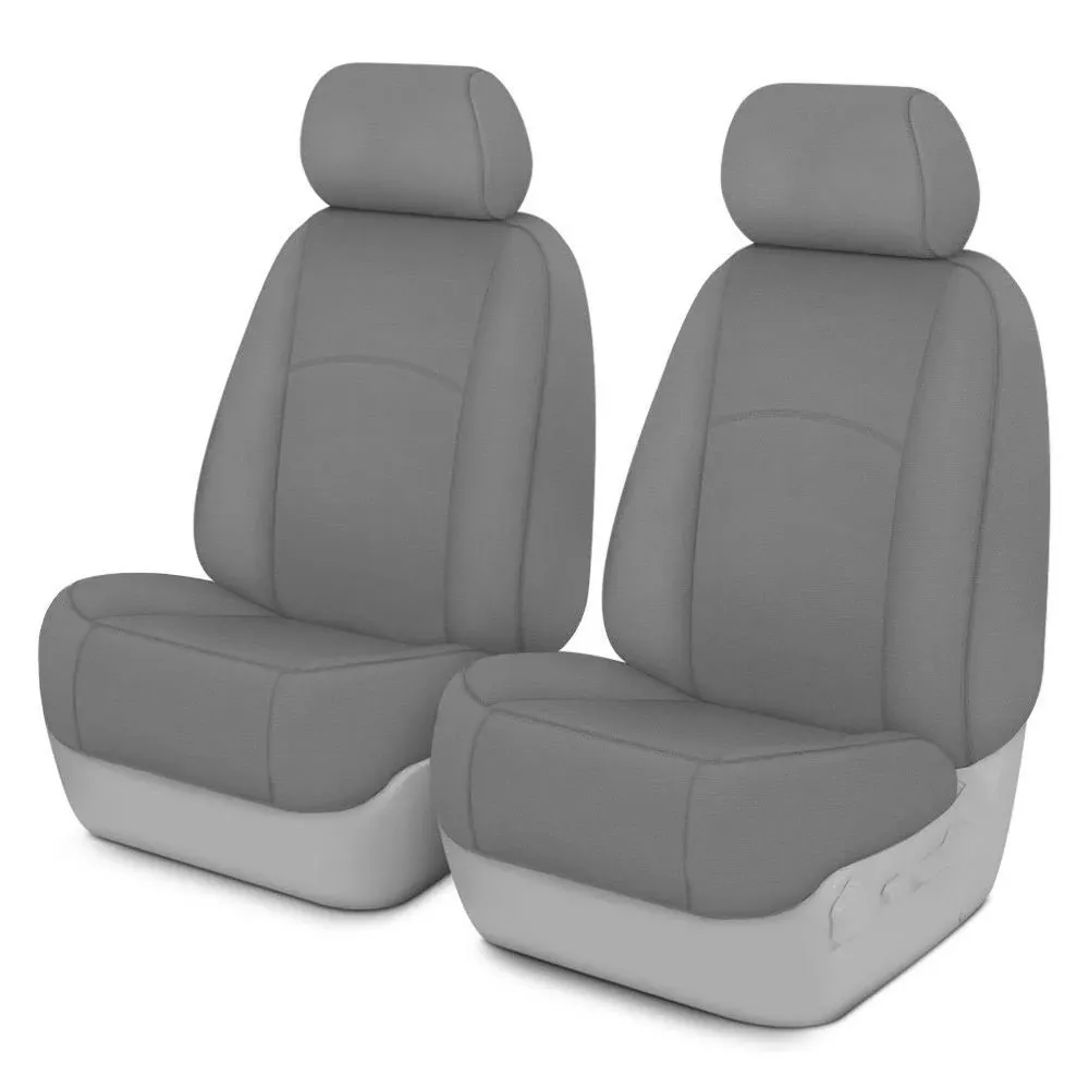 Covercraft Carhartt SeatSaver Custom Seat Covers | SSC2372CAGY | 1st Row Bucket Seats | Compatible with Select Cadillac/Chevrolet/GMC Models, Gravel