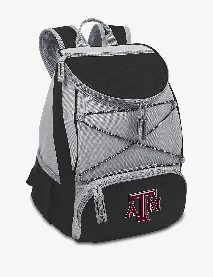 Picnic Time PTX Backpack Cooler - A&M Aggies Texas - Black