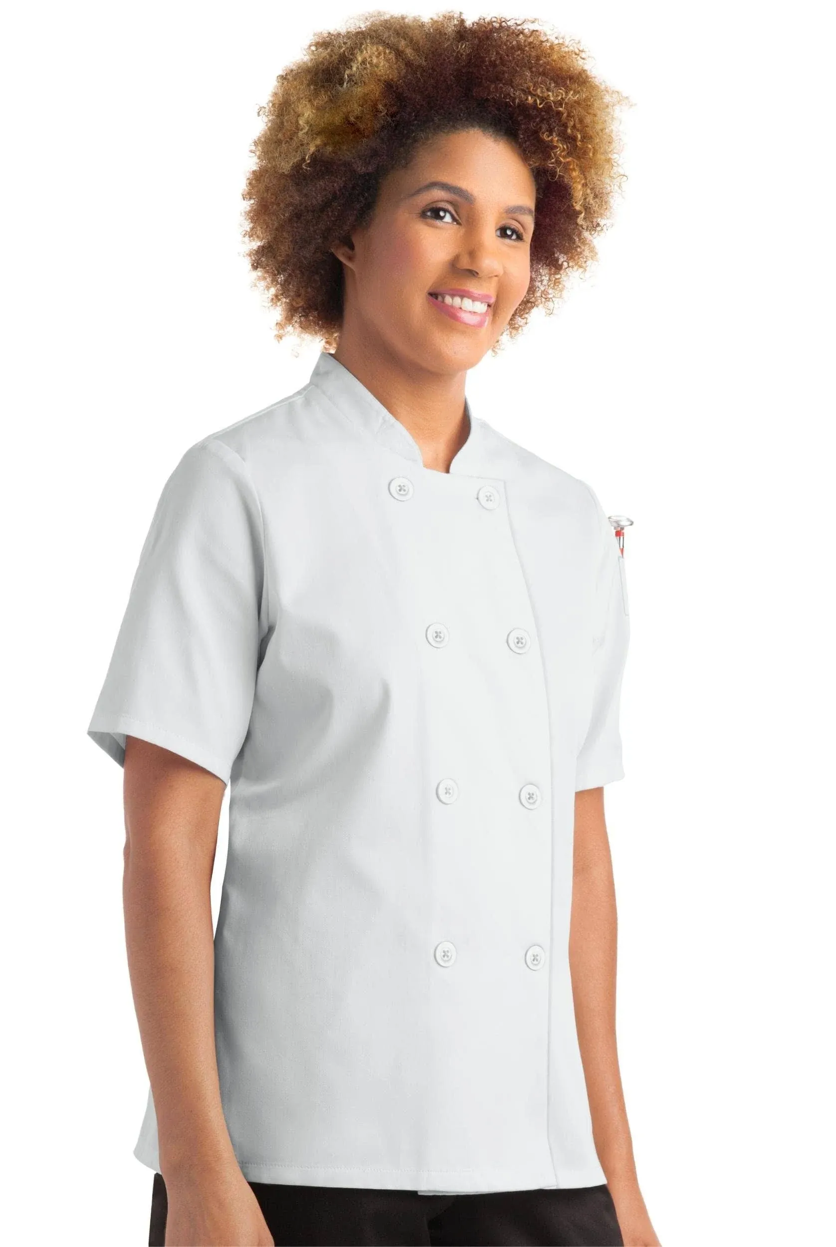 On The Line Women's Short Sleeve Value Chef Coat, Women's Chef Coats